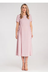 Day Dress M1184 – Figl, Pink – Day Dress