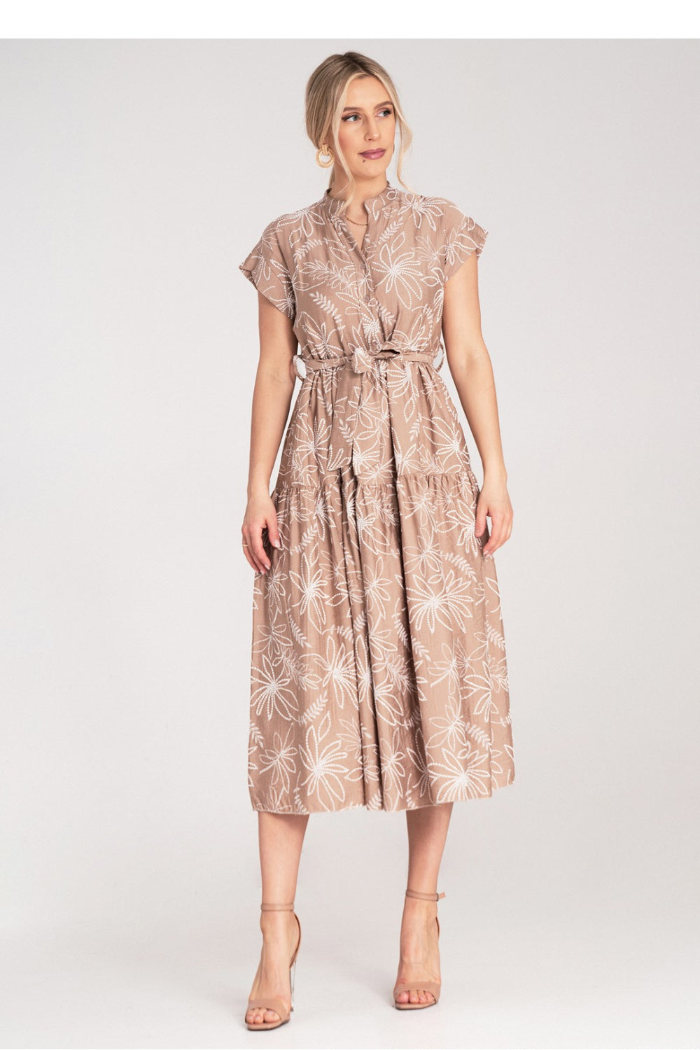 Day Dress M1180 – Figl, Brown – Day Dress