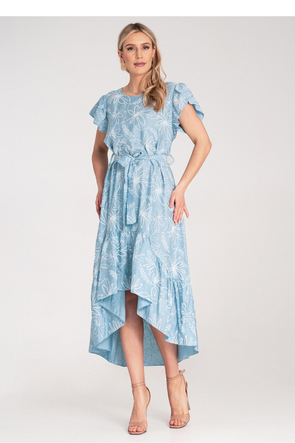 Day Dress M1179 – Figl, Blue – Day Dress – image 2
