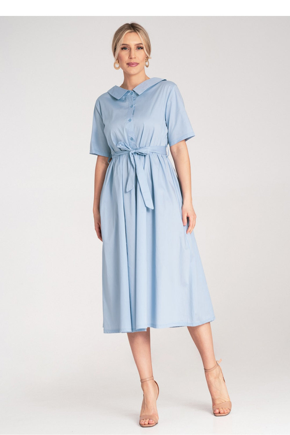 Day Dress M1178 – Figl, Blue – Day Dress – image 2