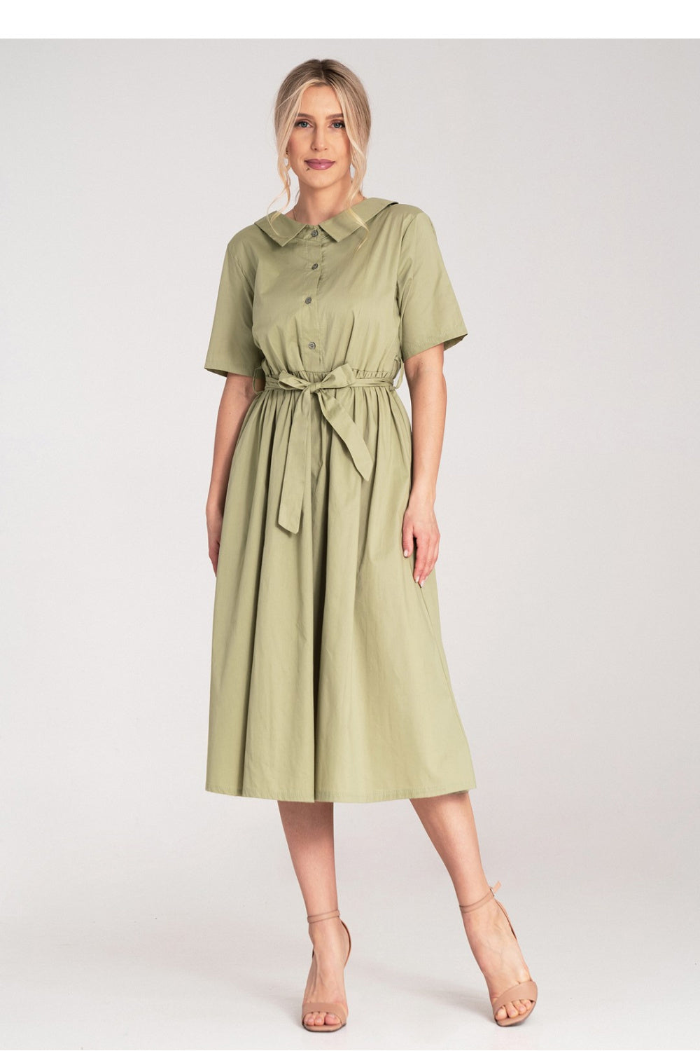 Day Dress M1178 – Figl, Green – Day Dress – image 3