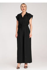 Suit M1177 – Figl, Black – Jumpsuit – image 4