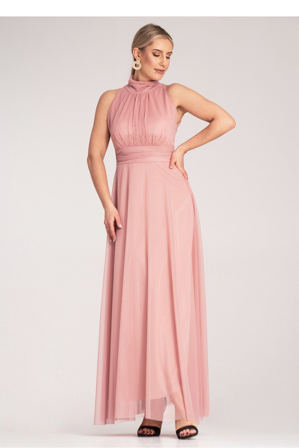 Cocktail dress M1173 – Figl, Pink – Cocktail Dress