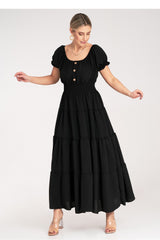 Day Dress M1170 – Figl, Black – Day Dress – image 2