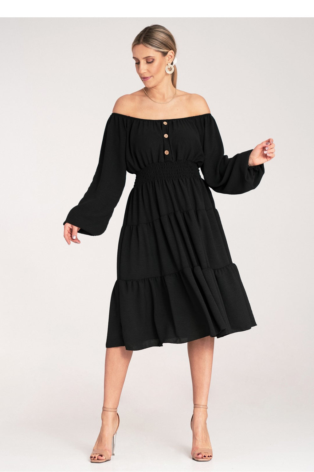 Day Dress M1169 – Figl, Black – Day Dress