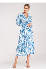 Day Dress M1140 – Figl, Blue – Day Dress – image 2