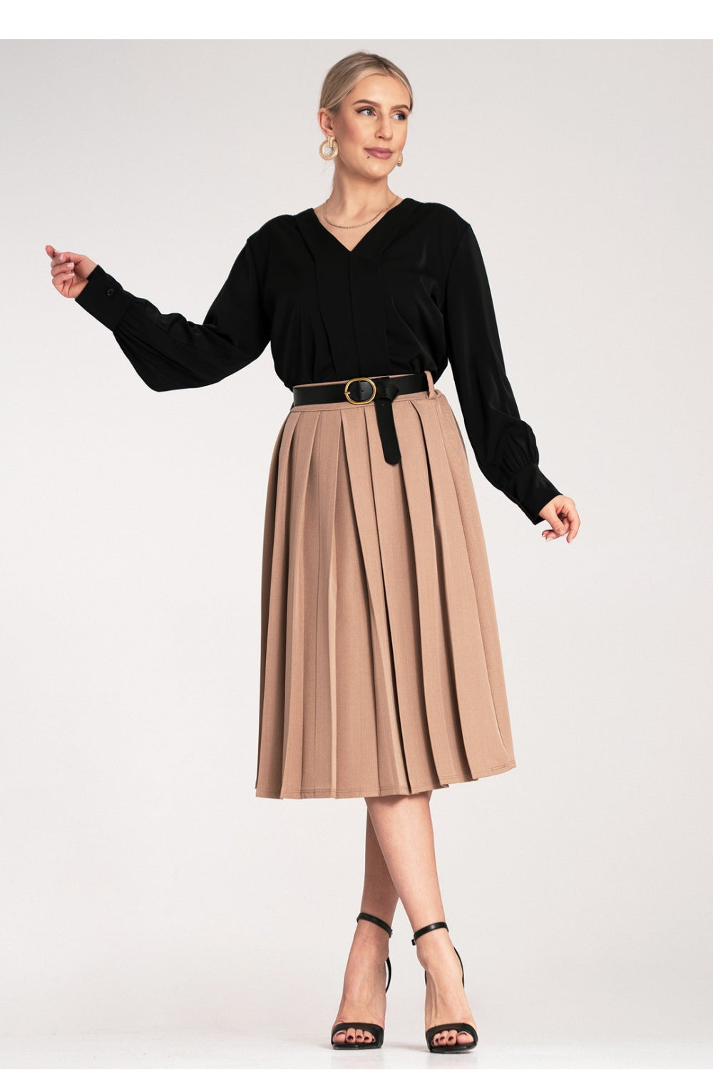 Skirt M1154 – Figl, Beige – Skirt