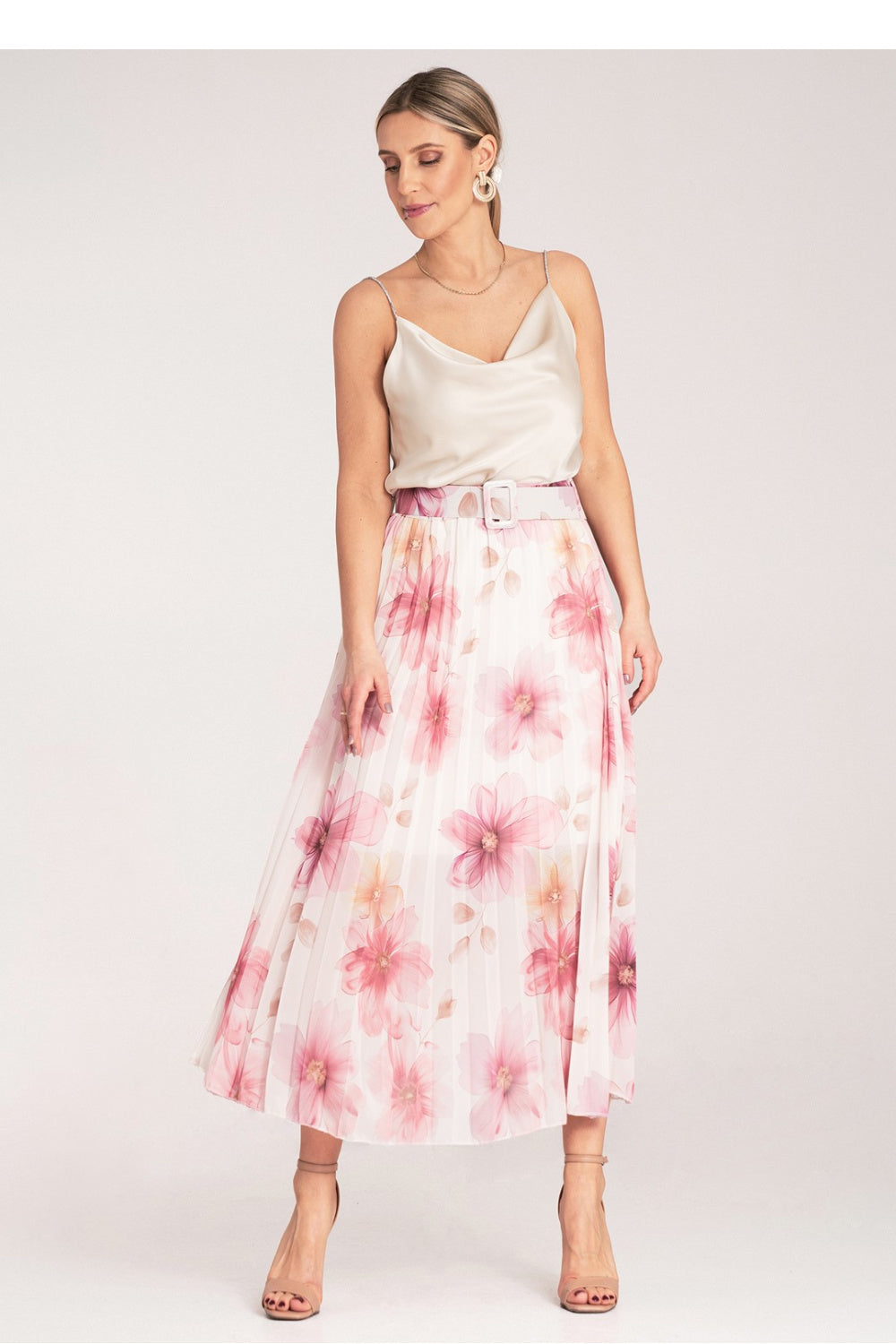 Skirt M1163 – Figl, Pink – Skirt