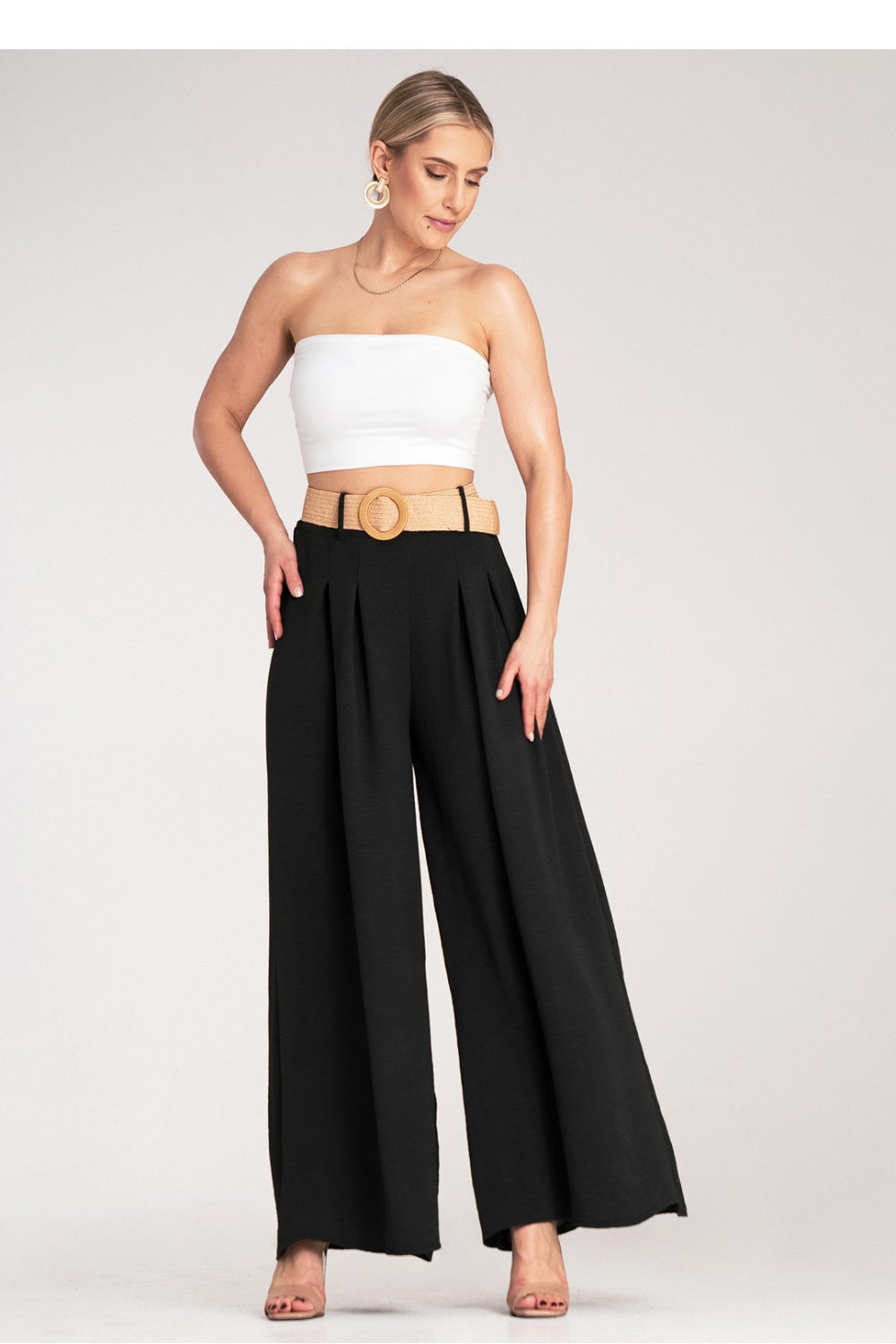 Women's Trousers M1160 – Figl, Black – Pants – image 5
