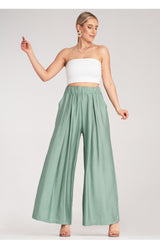 Women's Trousers M1158 – Figl, Mint – Pants – image 3