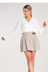 Short skirt M1157 – Figl, Beige – Skirt – image 2