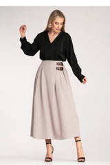 Skirt M1156 – Figl, Beige – Skirt – image 2