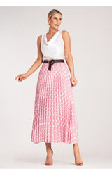Skirt M1155 – Figl, Pink – Skirt – image 3