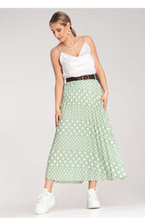 Skirt M1155 – Figl, Green – Skirt – image 4