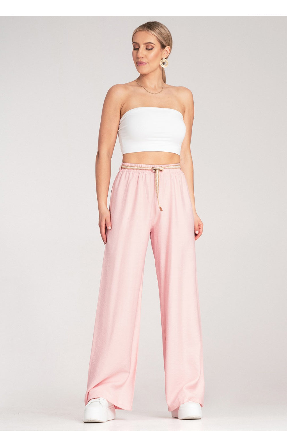 Women's Trousers M1149 – Figl, Pink – Pants – image 3
