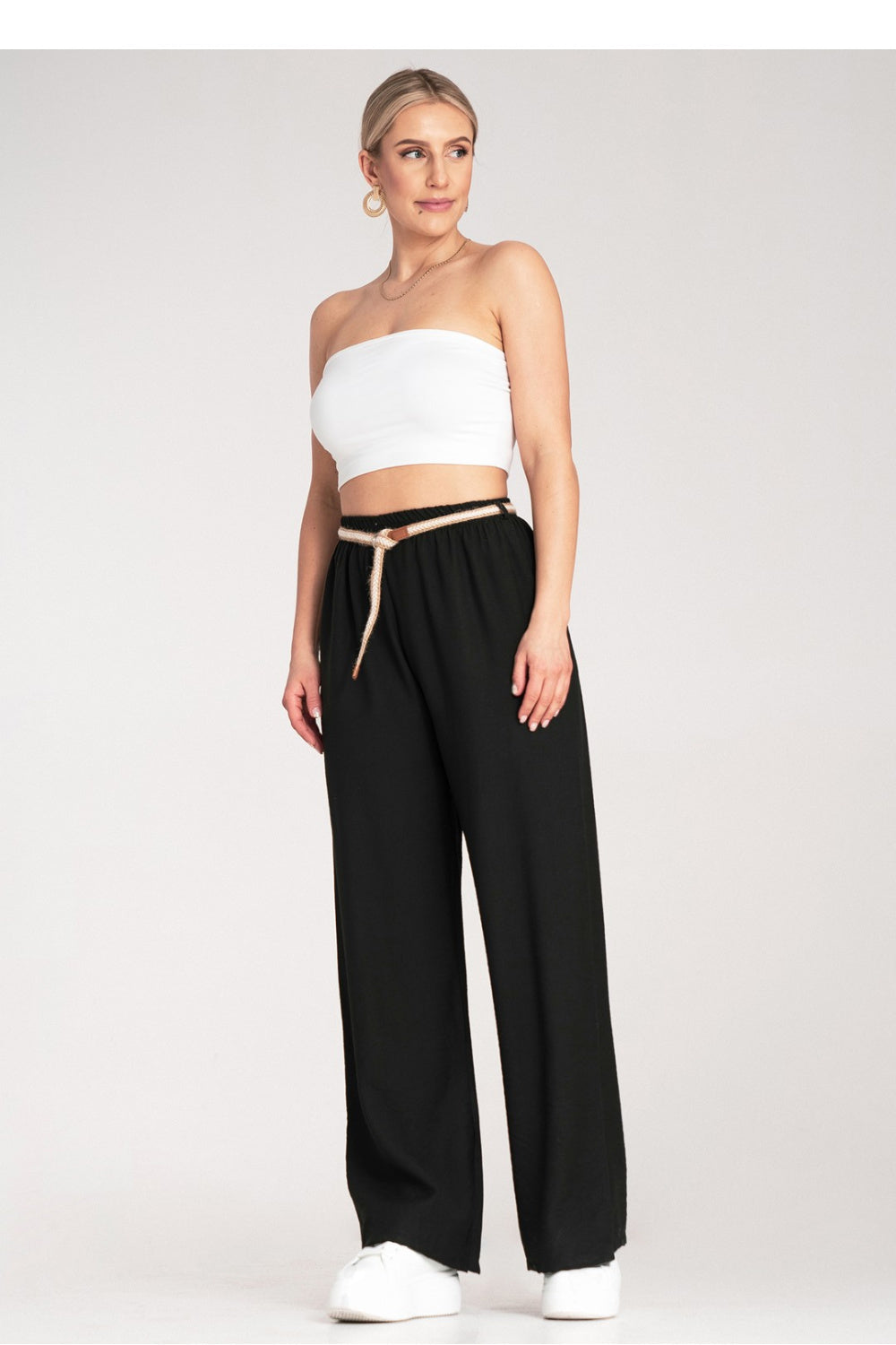 Women's Trousers M1149 – Figl, Black – Pants – image 4