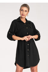 Day Dress M1131 – Figl, Black – Day Dress – image 3