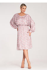 Day Dress M1128 – Figl, Pink – Day Dress – image 2