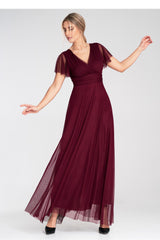 Long dress M1103 – Figl, Burgundy – Dress