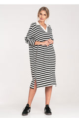 Day Dress M1098 – Figl, Black White – Day Dress