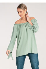 Blouse M1133 – Figl, Mint – Blouse – image 2