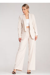 Jacket M1175 – Figl, Light Beige – Jacket – image 2