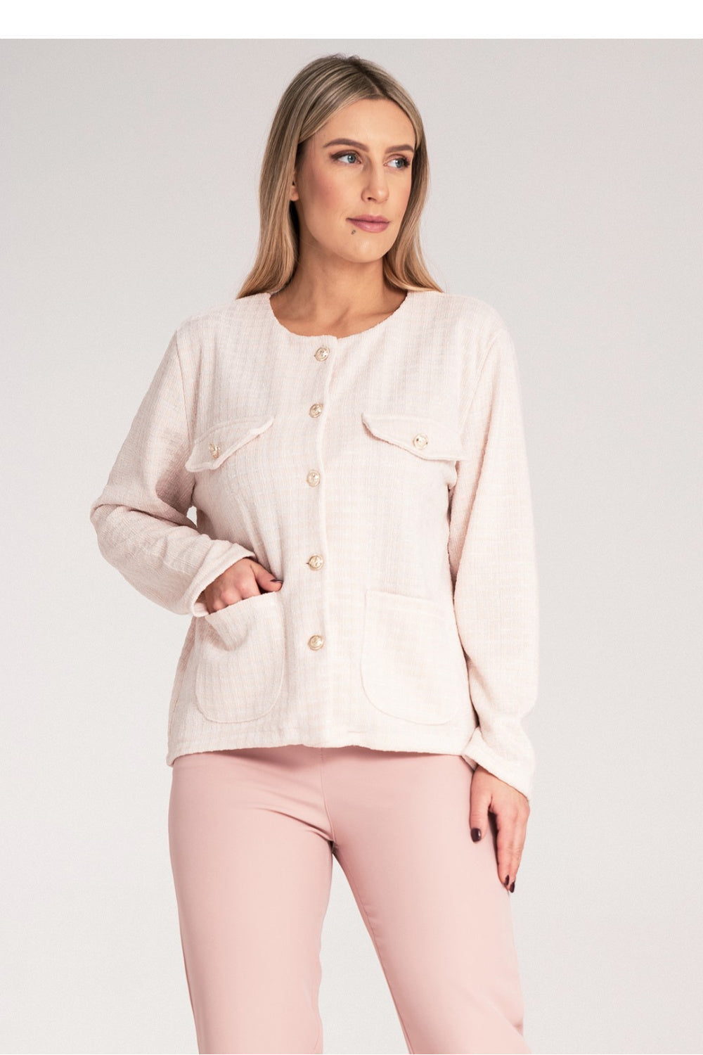 Jacket M1150 – Figl, Beige – Jacket