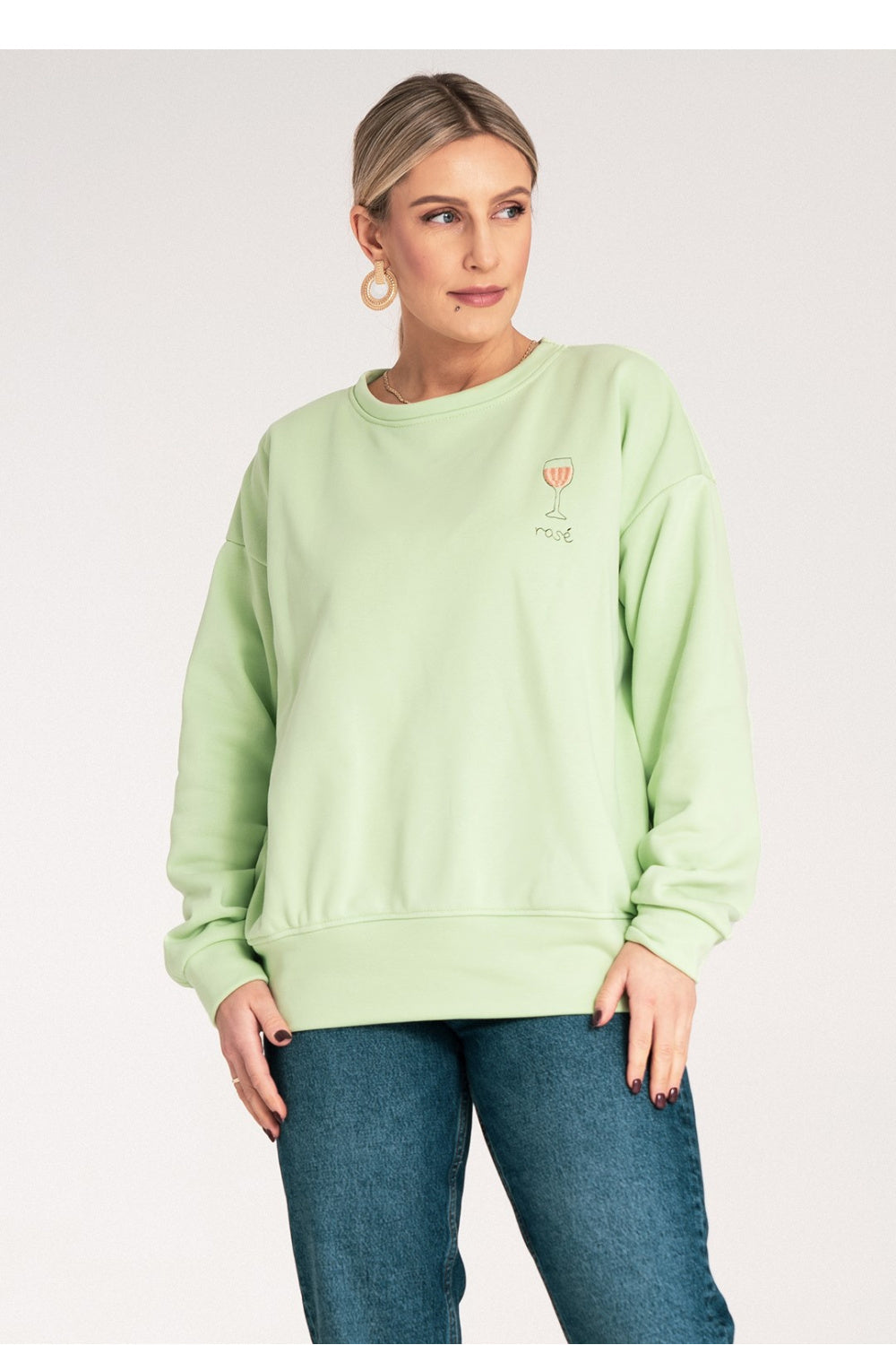 Sweatshirt M1152 – Figl, Green – Sweatshirt