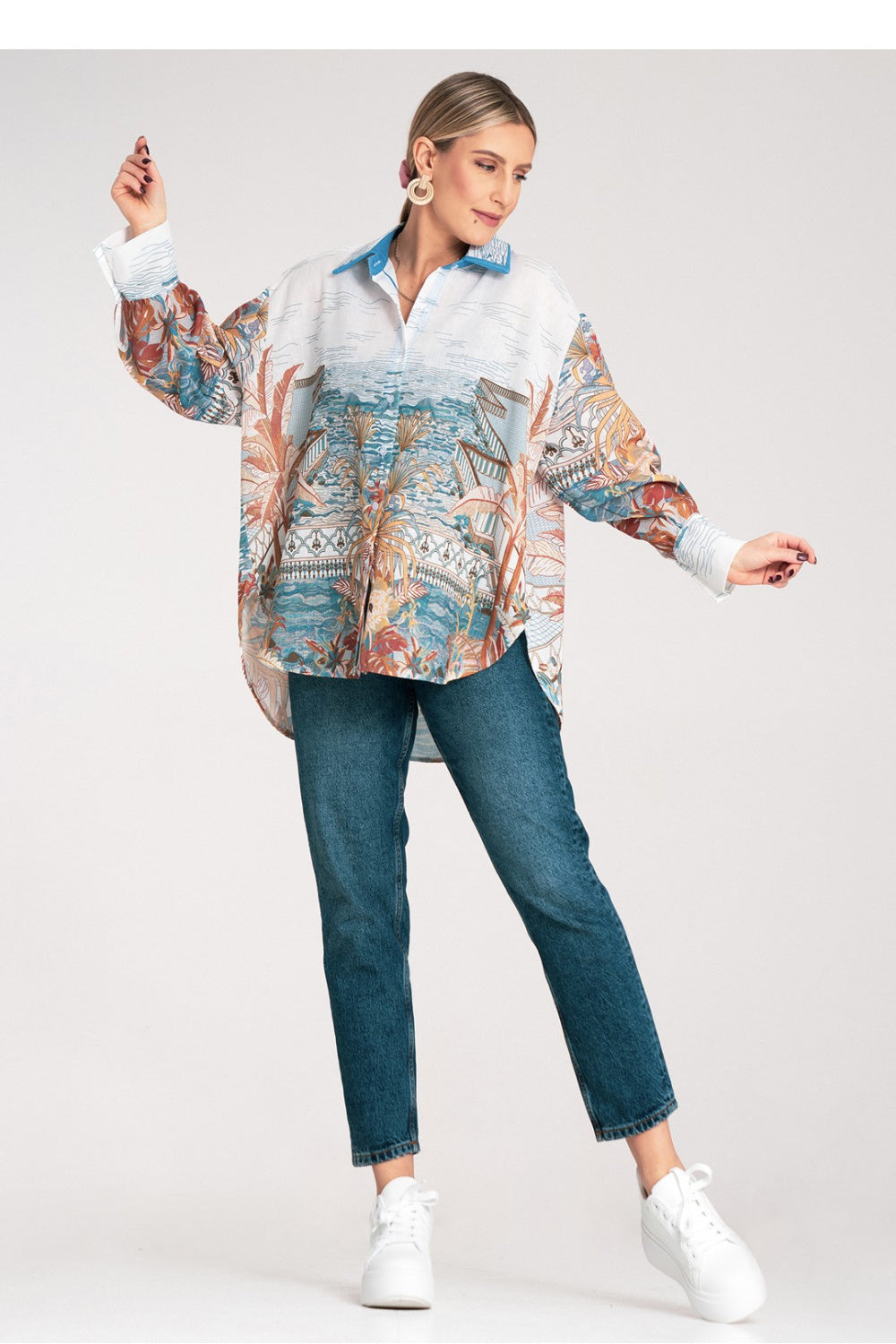 Long sleeve shirt M1146 – Figl – Shirt – image 2