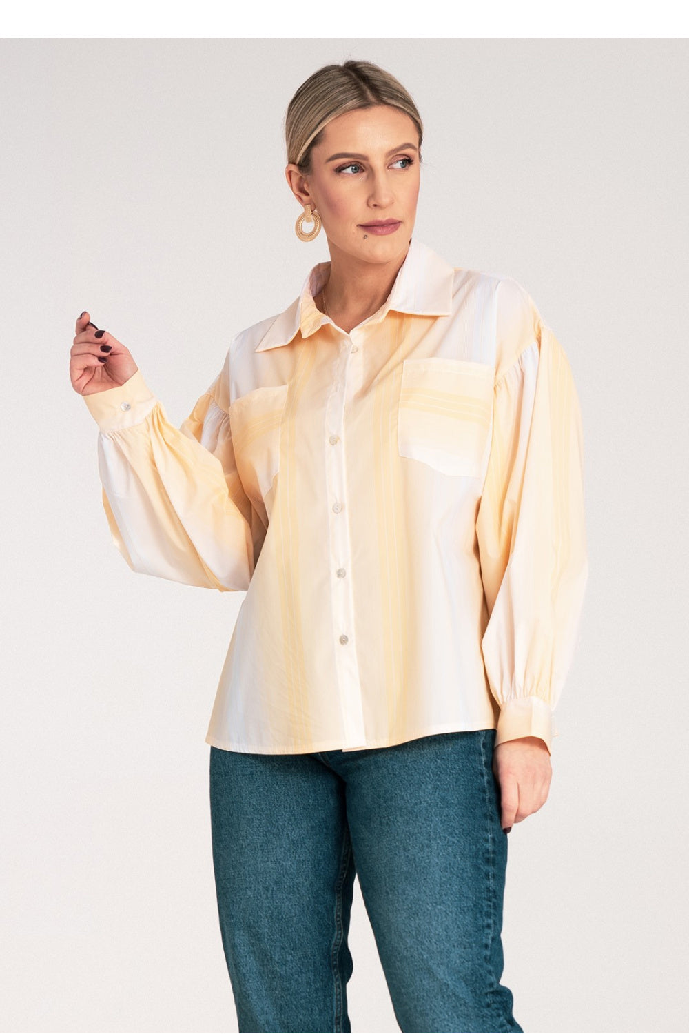 Long sleeve shirt M1144 – Figl – Shirt – image 4