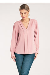 Blouse M1135 – Figl, Pink – Blouse