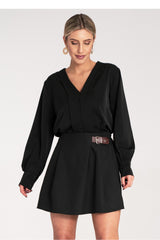 Blouse M1135 – Figl, Black – Blouse – image 2