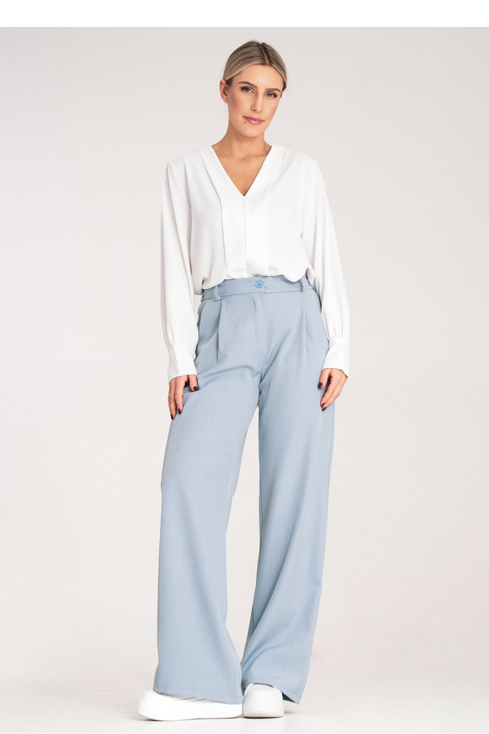 Women's Trousers M1129 – Figl, Blue – Pants
