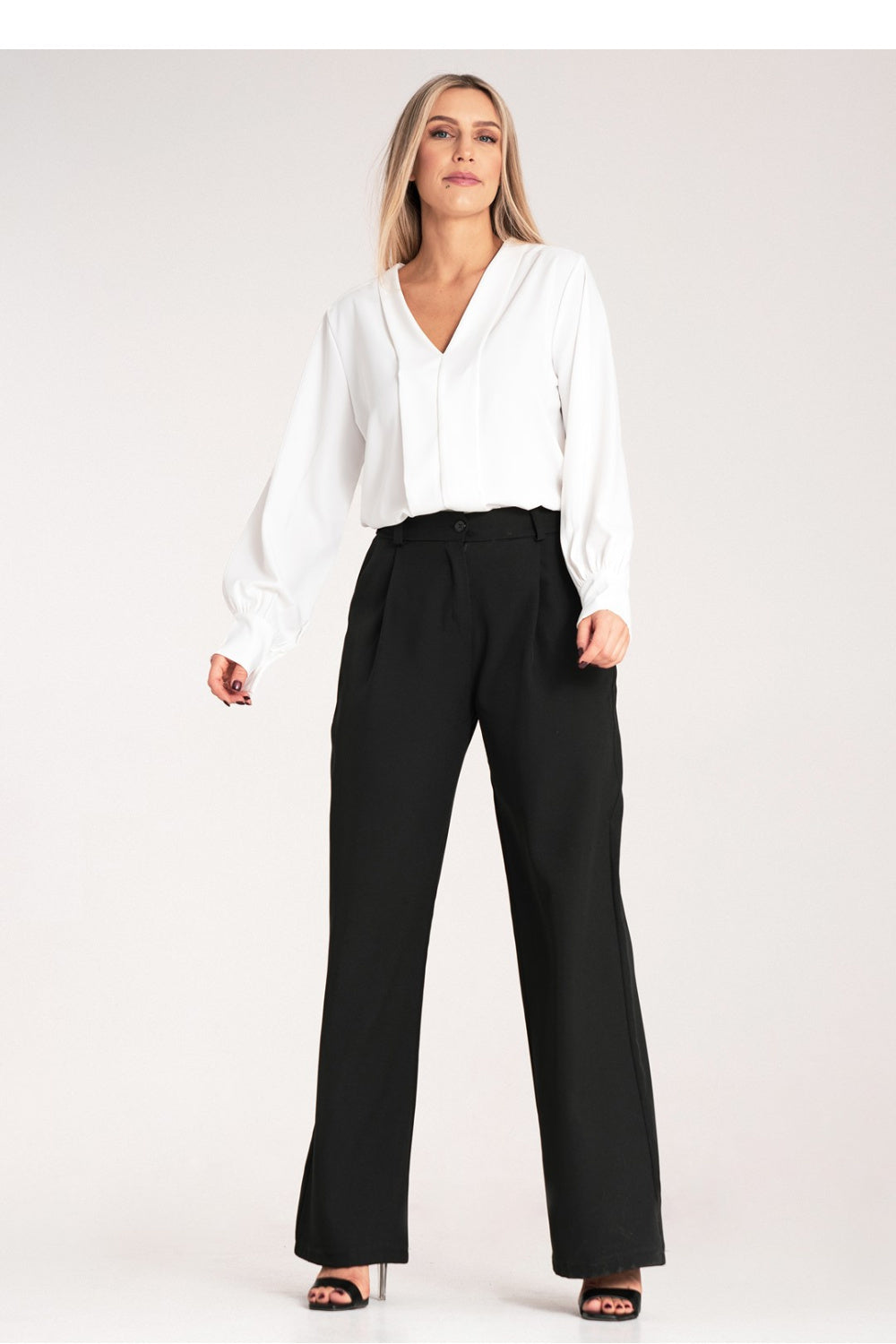 Women's Trousers M1129 – Figl, Black – Pants – image 2