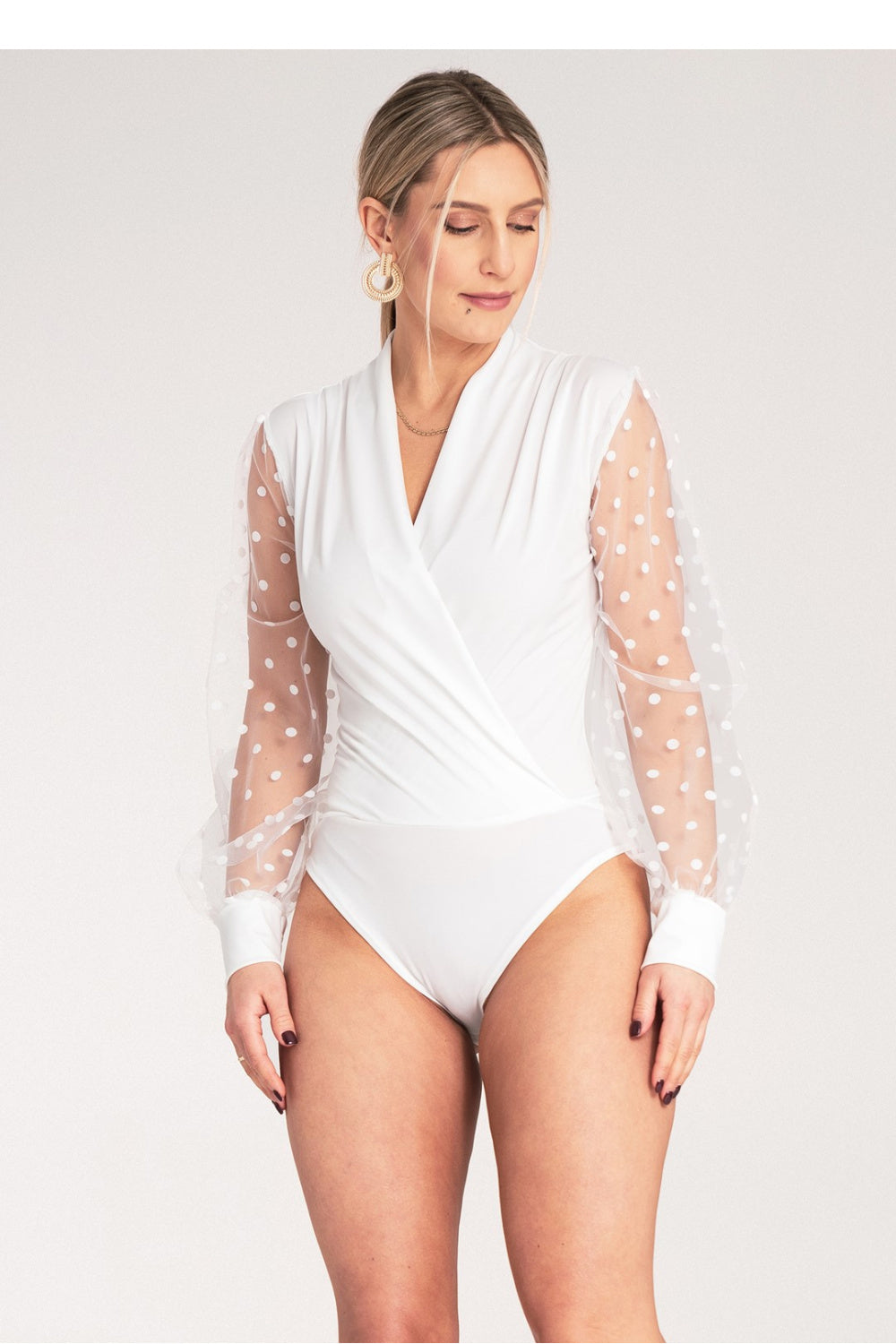 Shapewear Body M1145 – Figl, White – Bodysuit – image 3