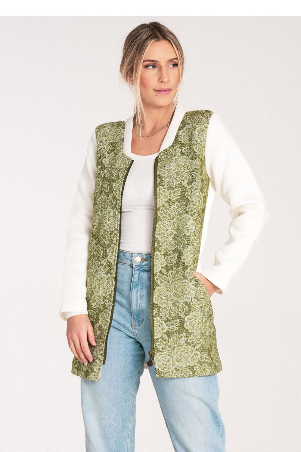 Coat M1062 – Figl, White – Coat