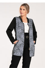 Coat M1062 – Figl, Black – Coat – image 2