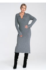 Day Dress M1093 – Figl, Grey – Day Dress
