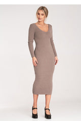 Day Dress M1090 – Figl, Beige – Day Dress
