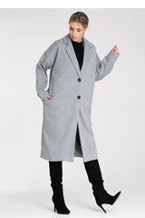 Coat M1111 – Figl, Grey – Coat