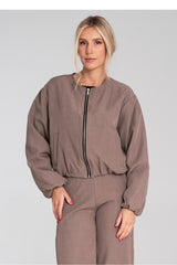 Jacket M1198 – Figl, Brown – Jacket – image 3