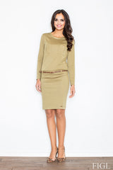 Day Dress M414 – Figl, Green – Day Dress