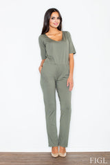 Suit M262 – Figl, Green – Jumpsuit – image 2