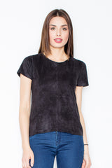 Blouse M458 – Figl, Black – Blouse – image 3