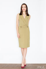 Day Dress M443 – Figl, Green – Day Dress – image 3