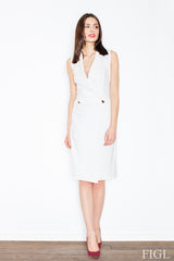 Day Dress M443 – Figl, Ecru – Day Dress