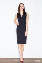 Day Dress M443 – Figl, Black – Day Dress – image 2