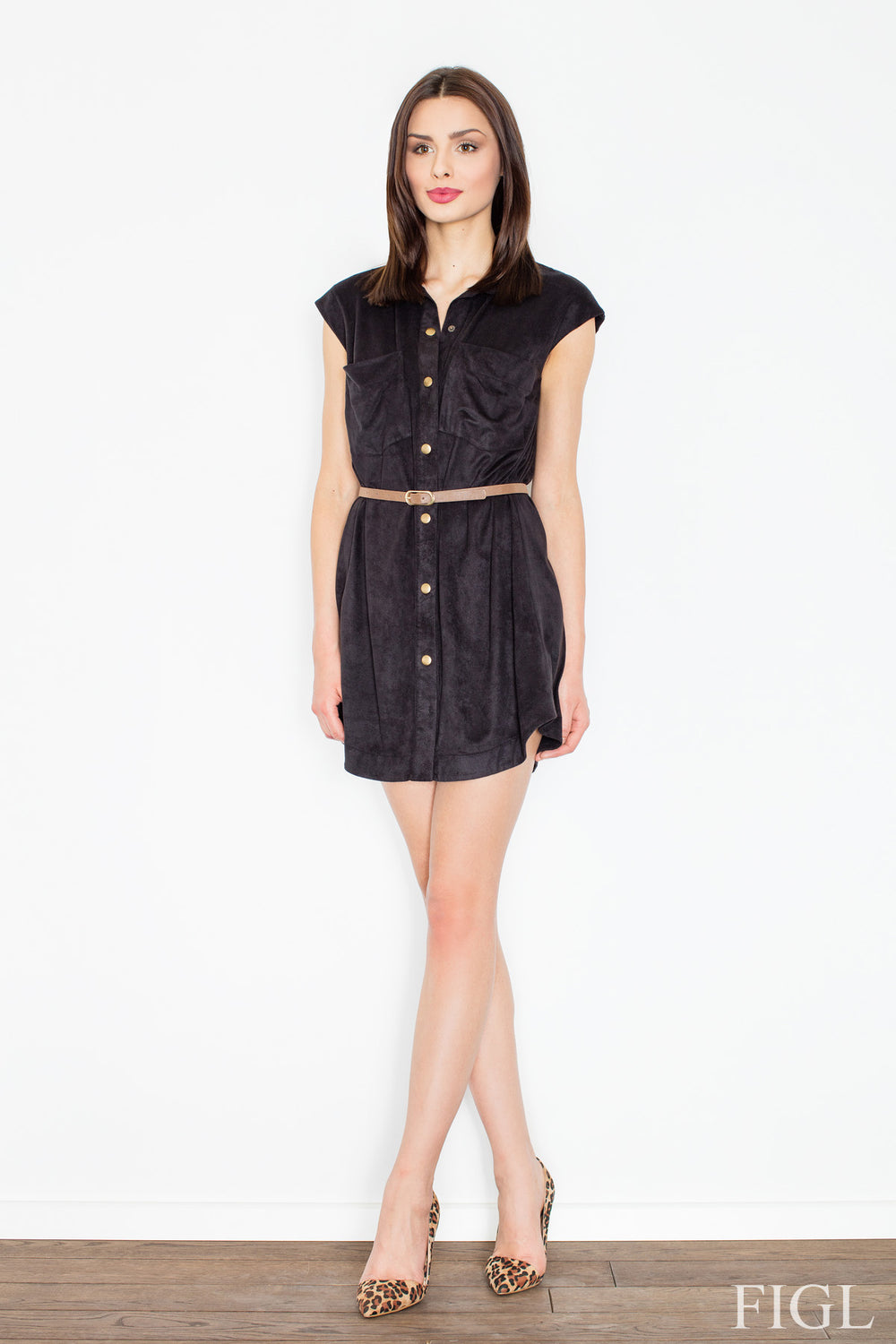 Day Dress M451 – Figl, Black – Day Dress
