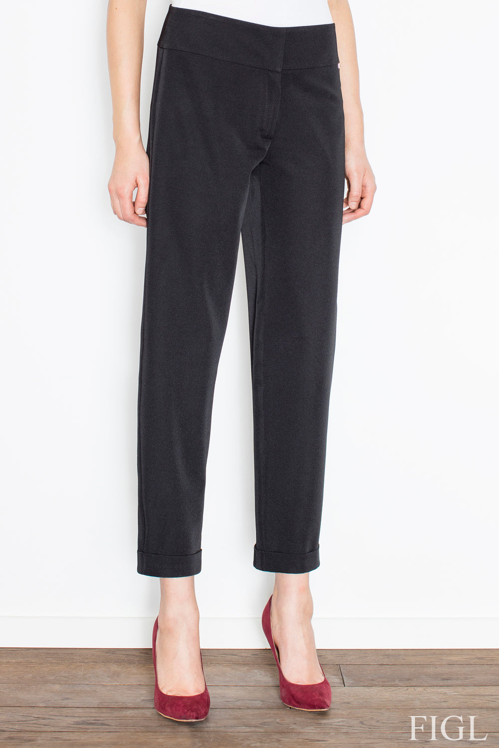 Women's Trousers M438 – Figl, Black – Pants – image 2