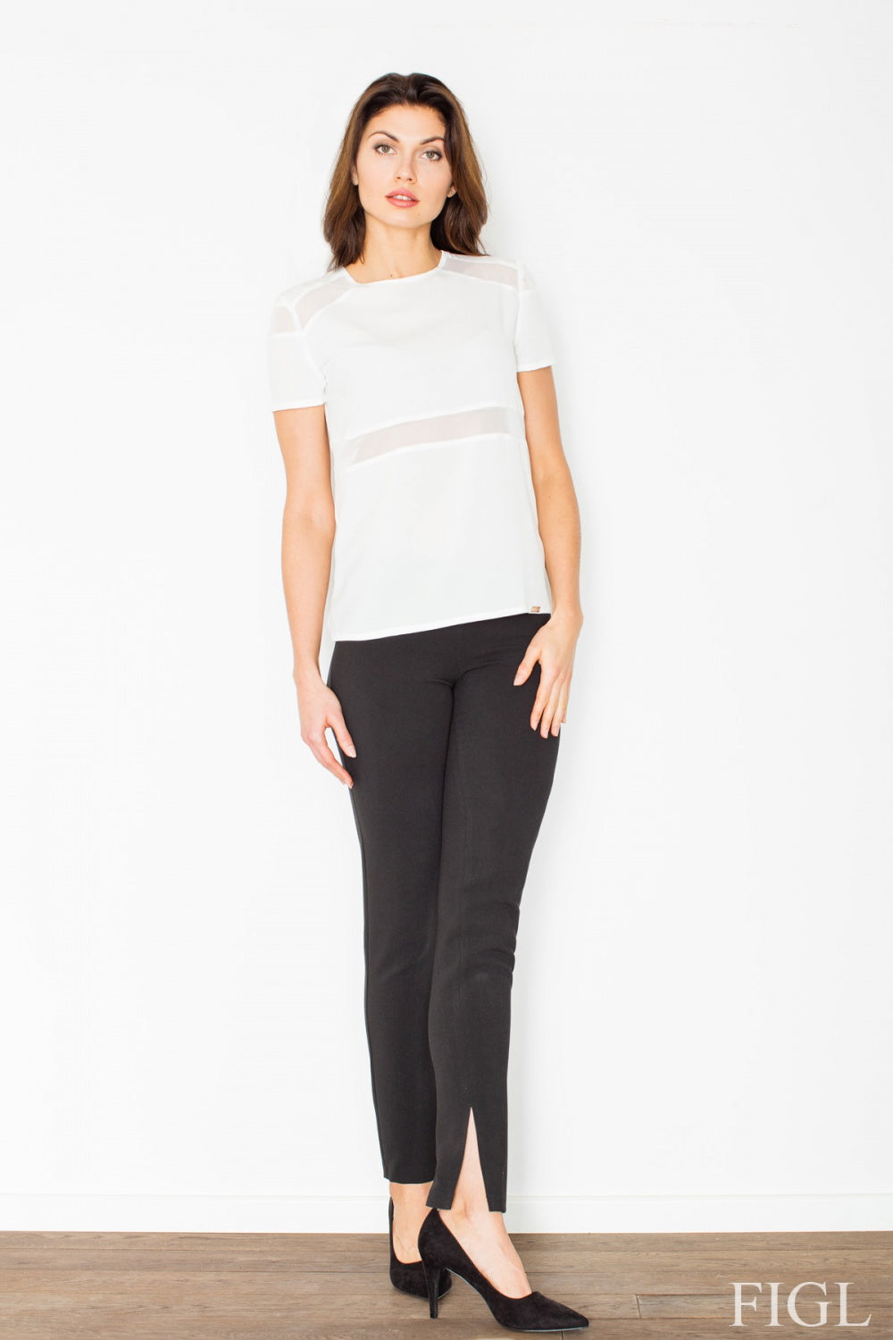 Women's Trousers M474 – Figl, Black – Pants – image 2